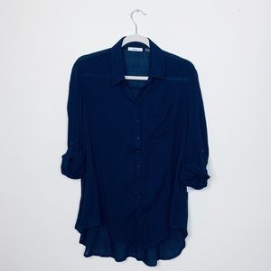 DEX Navy Blue Blouse